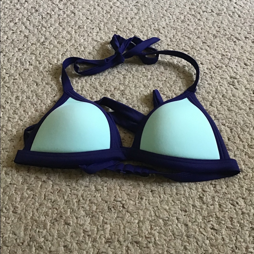PINK VICTORIAS SECRET BIKINI SWIM TOP SZ M EUC